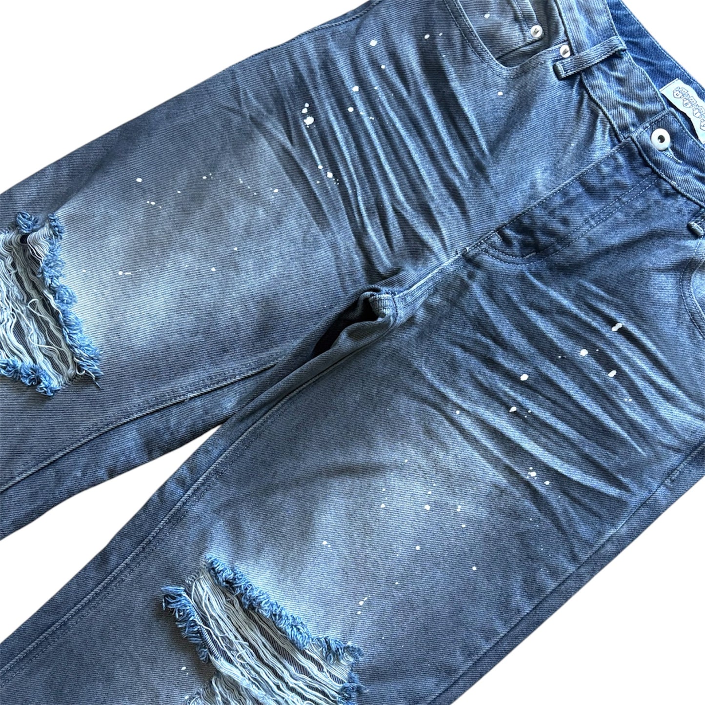 Corroded Painter’s Wide Leg Denim
