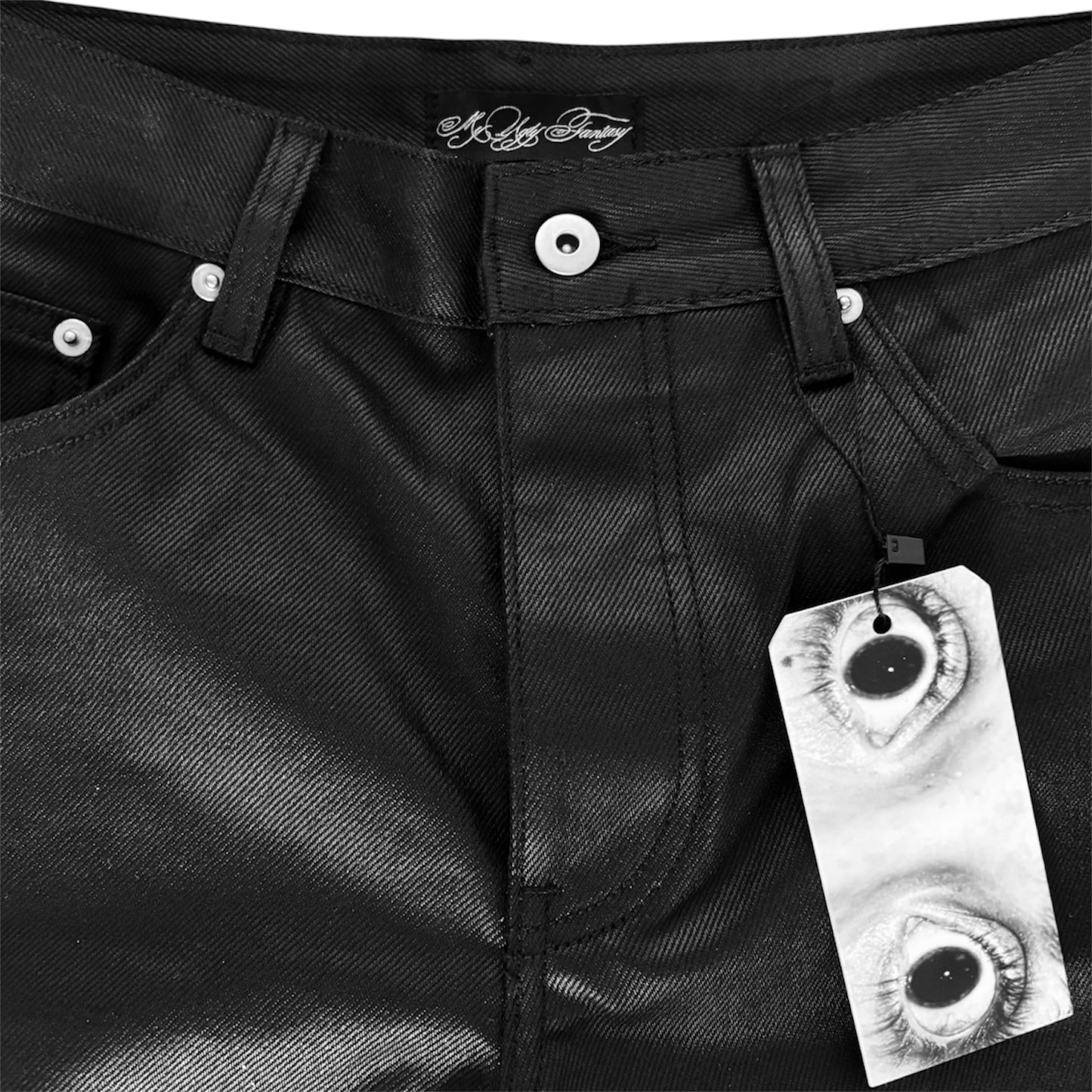 Waxed Lowrise Bootcut Jeans