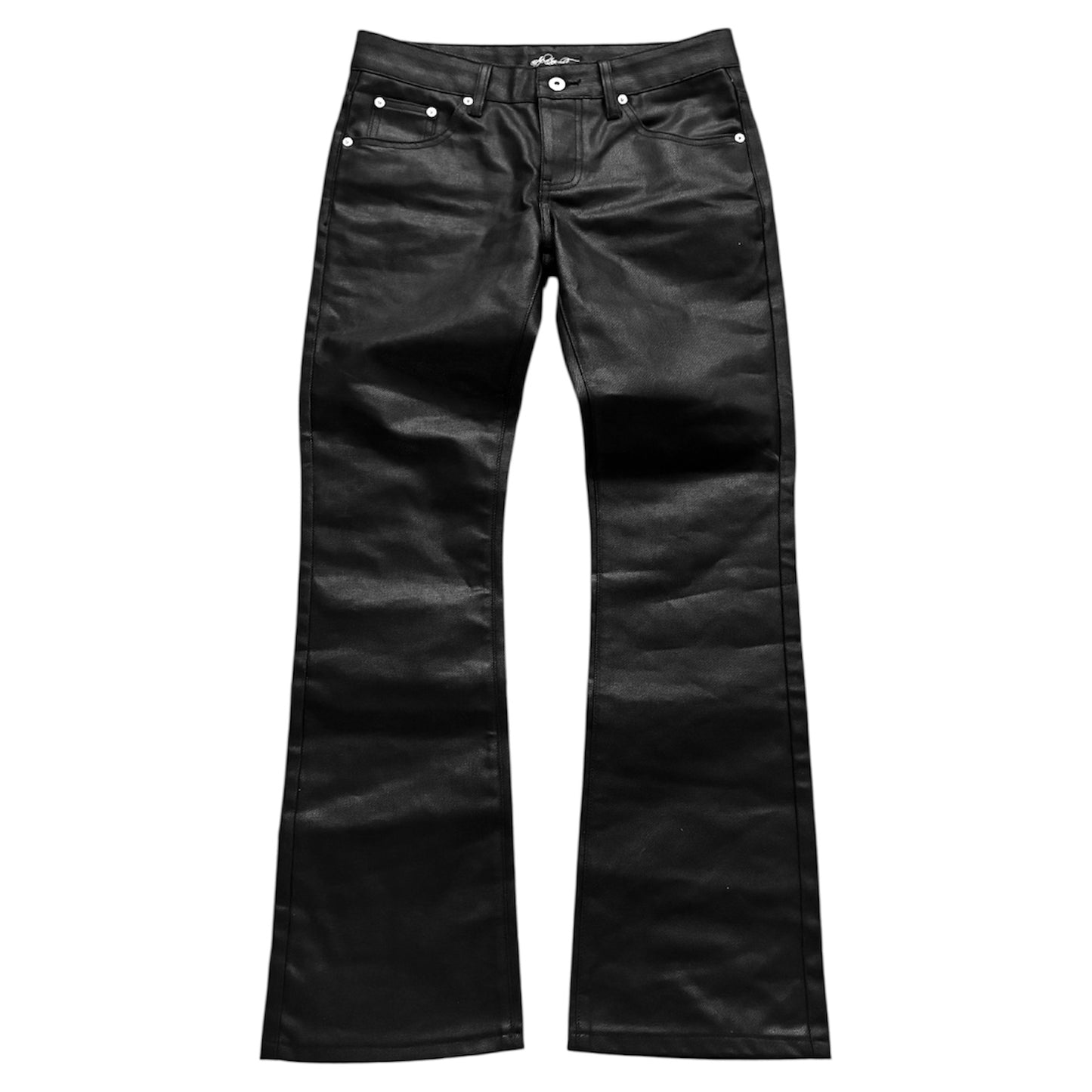 Waxed Lowrise Bootcut Jeans