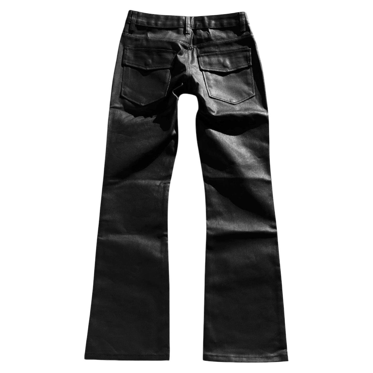 Waxed Lowrise Bootcut Jeans
