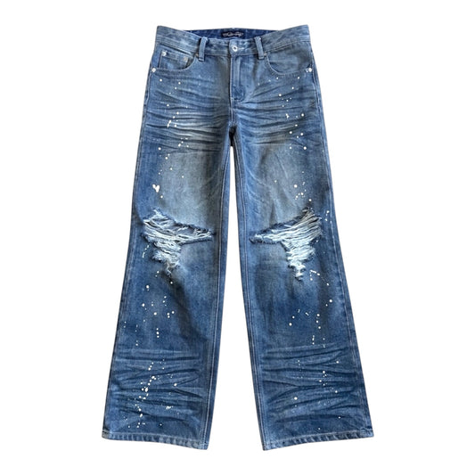Corroded Painter’s Wide Leg Denim