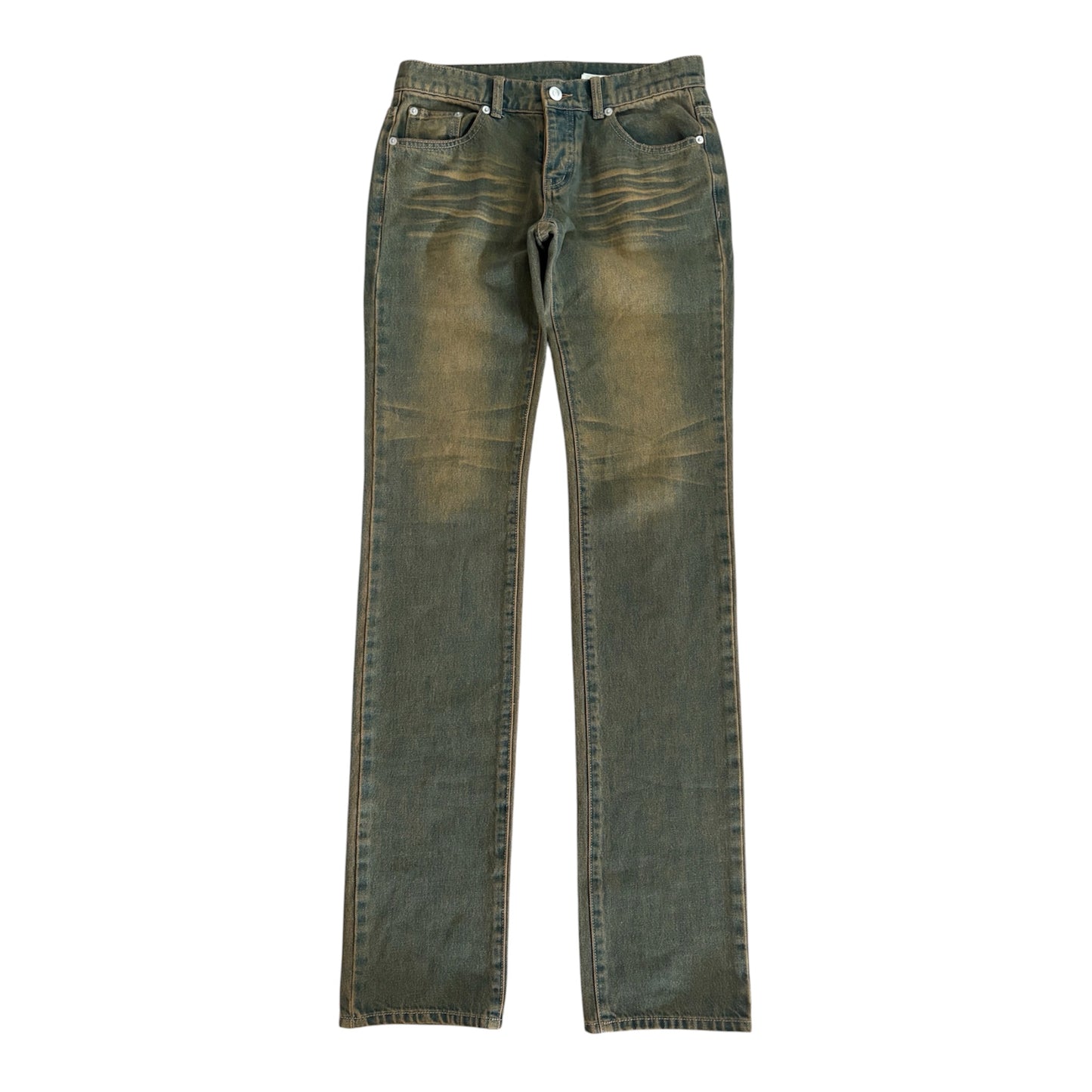 Mud Wash Slim Cut Denim