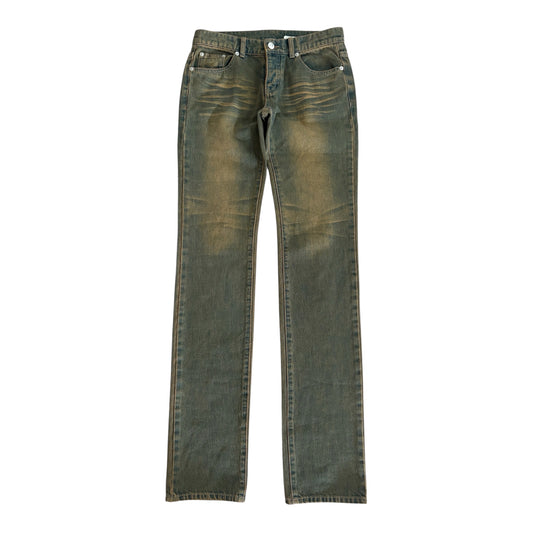 Mud Wash Slim Cut Denim
