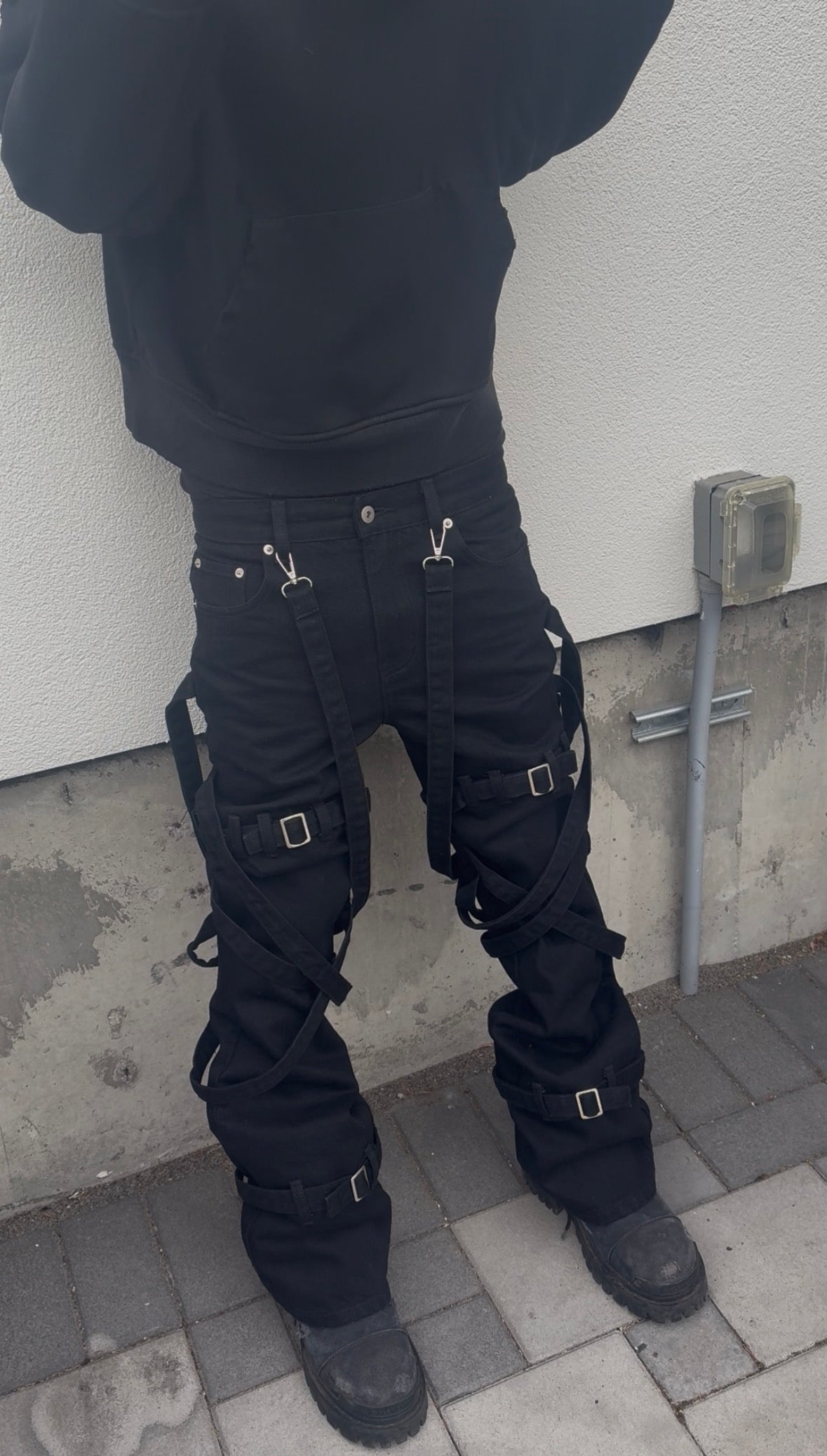 Bondage Flared Denim