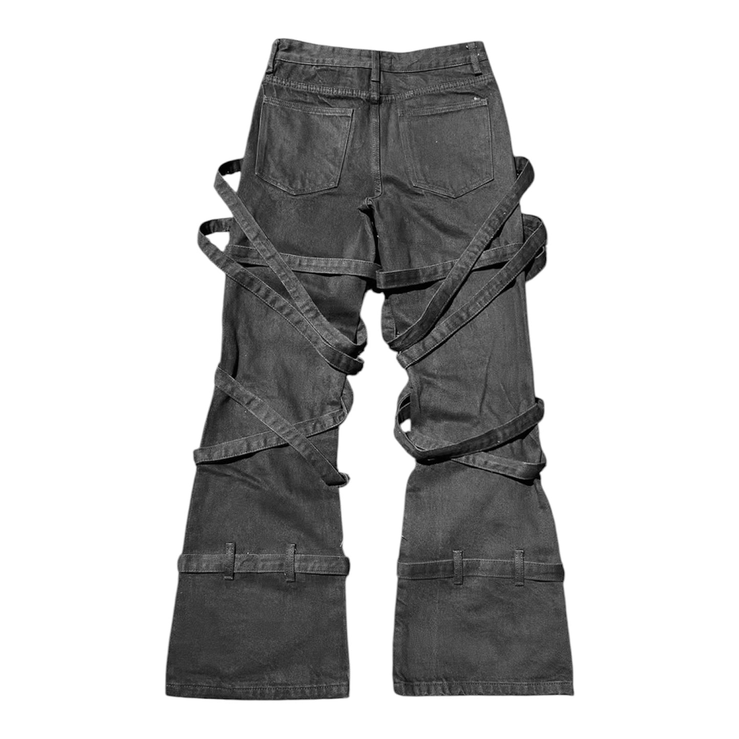 Bondage Flared Denim
