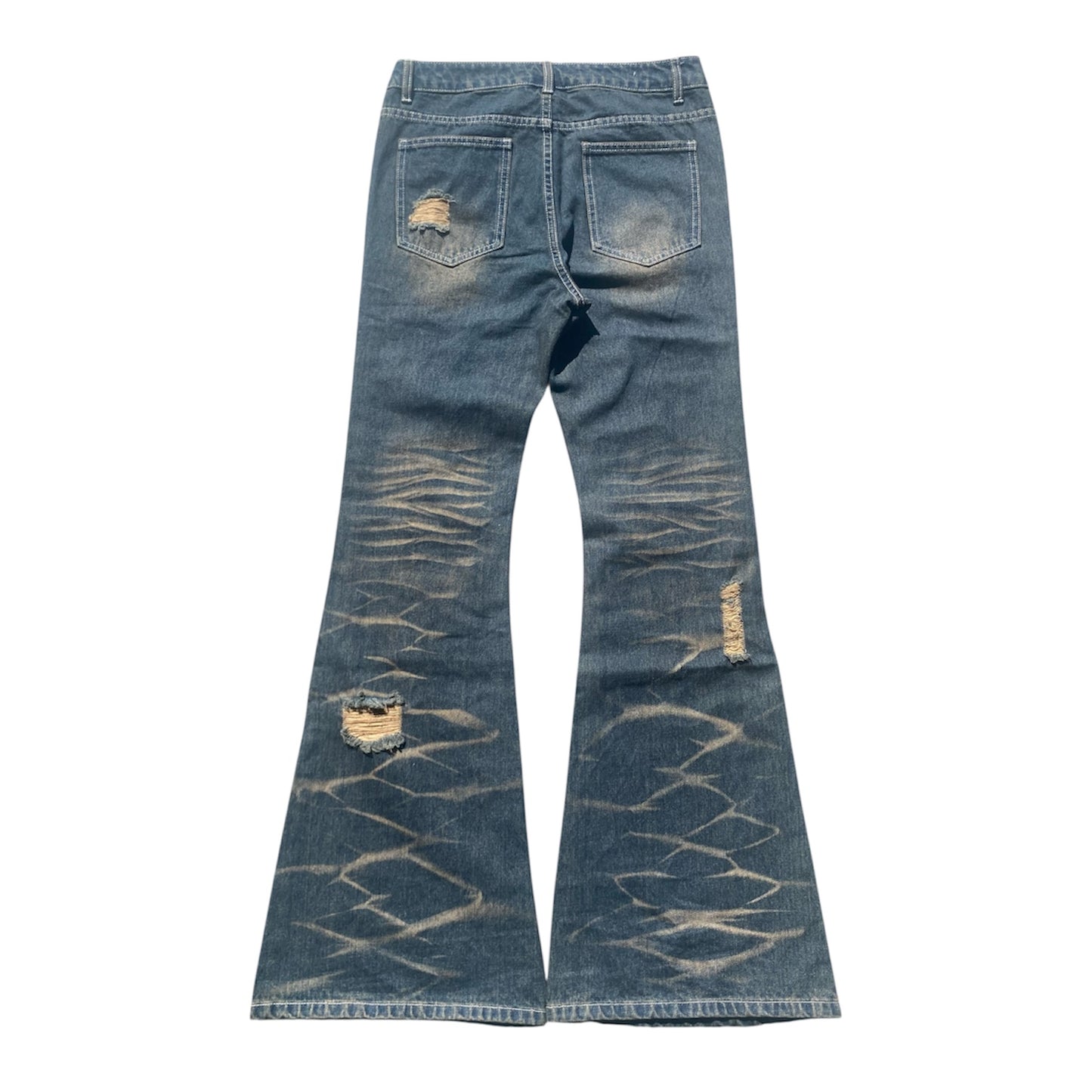 Sand Flared Denim