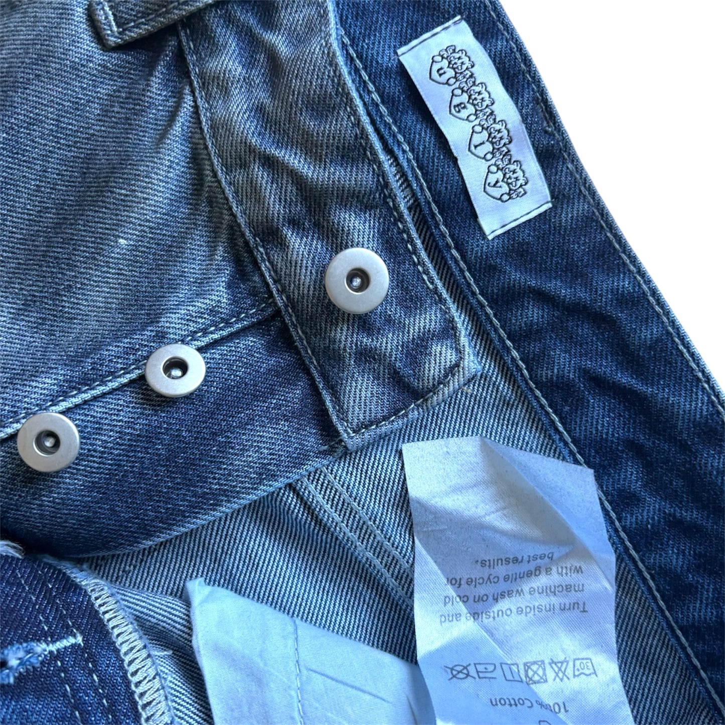 Corroded Painter’s Wide Leg Denim