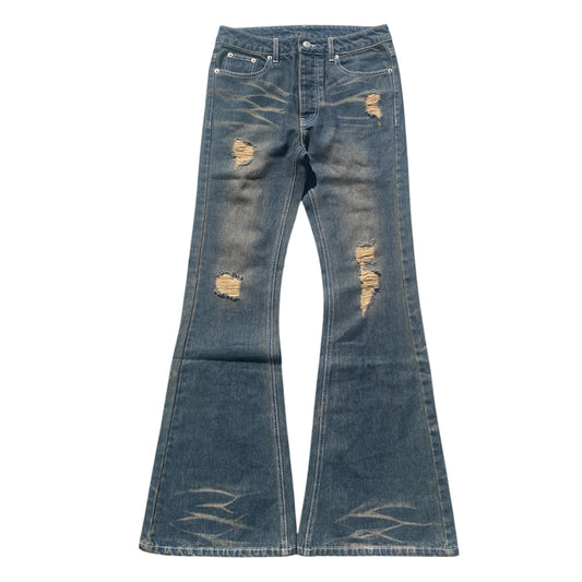 Sand Flared Denim